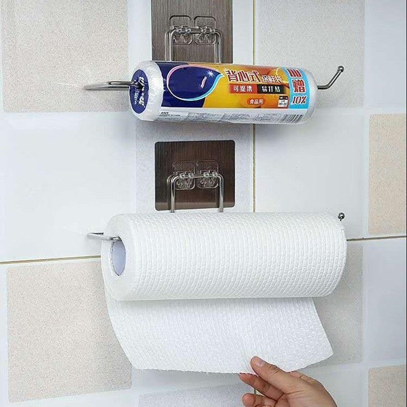 1/2 個ハンギング トイレット ペーパー ホルダー ロール ペーパー ホルダー