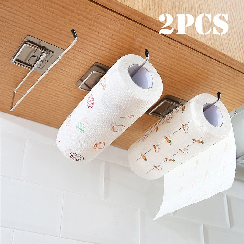 1/2 個ハンギング トイレット ペーパー ホルダー ロール ペーパー ホルダー