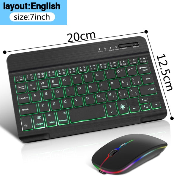 RGB Bluetooth キーボードとマウス充電式