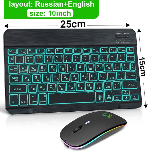 RGB Bluetooth キーボードとマウス充電式
