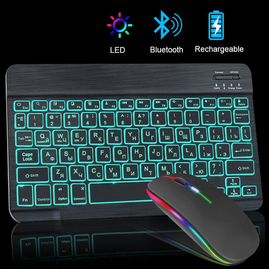 RGB Bluetooth キーボードとマウス充電式